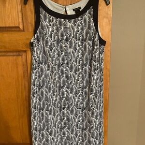 Ann Taylor Black and White Mini Dress